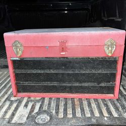 Small Metal Travel Toolbox