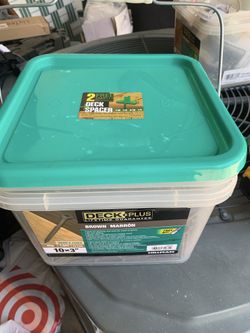 New box of 25lb 3” treated screws