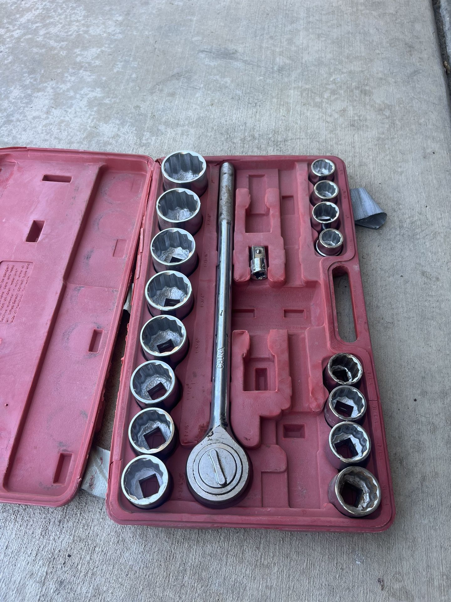 Socket Wrench Set 3/4
