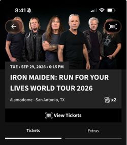 Iron maiden tickets