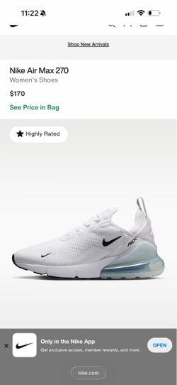 White air max 270