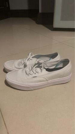White vans size 9