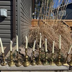Brass Candle Holders 