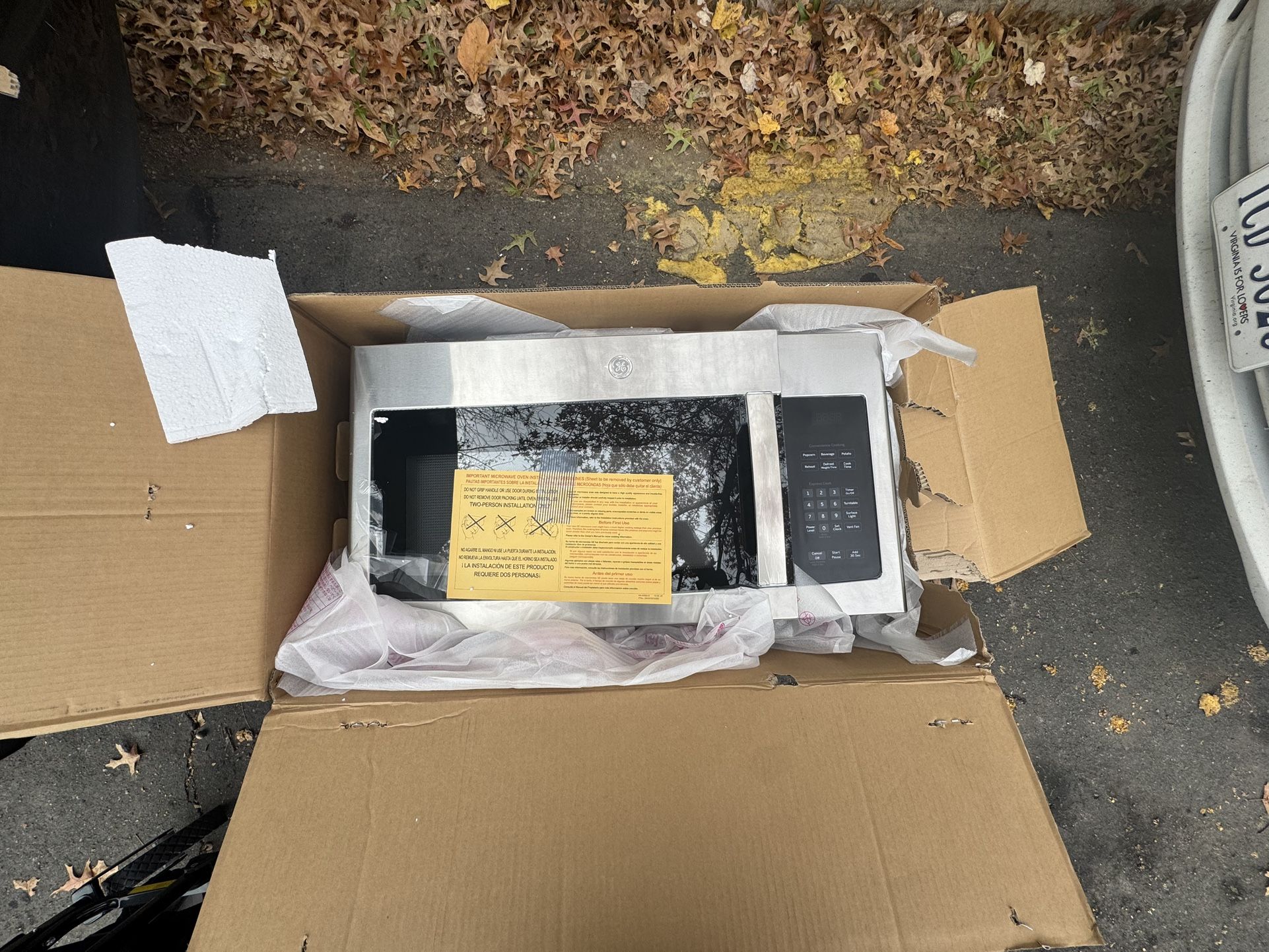 GE Over the Range Microwave