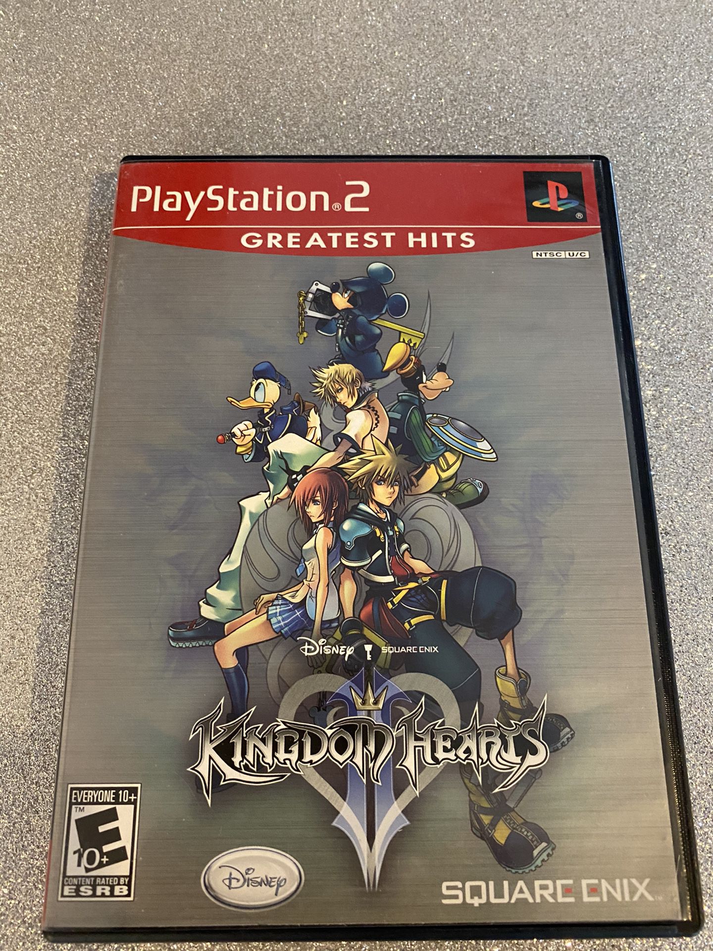 Complete PlayStation 2 Ps2 Kingdom Of Hearts II Greatest Hits Red Label Game