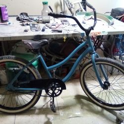 24" Custom Painted Built Girls Beach Cruser