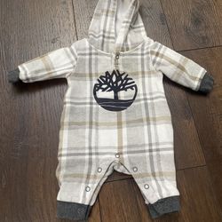Boys Sweater Pant Romper Size 0/3 Months By Timberland #20