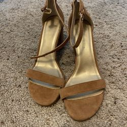 high heel open toe leather sandals