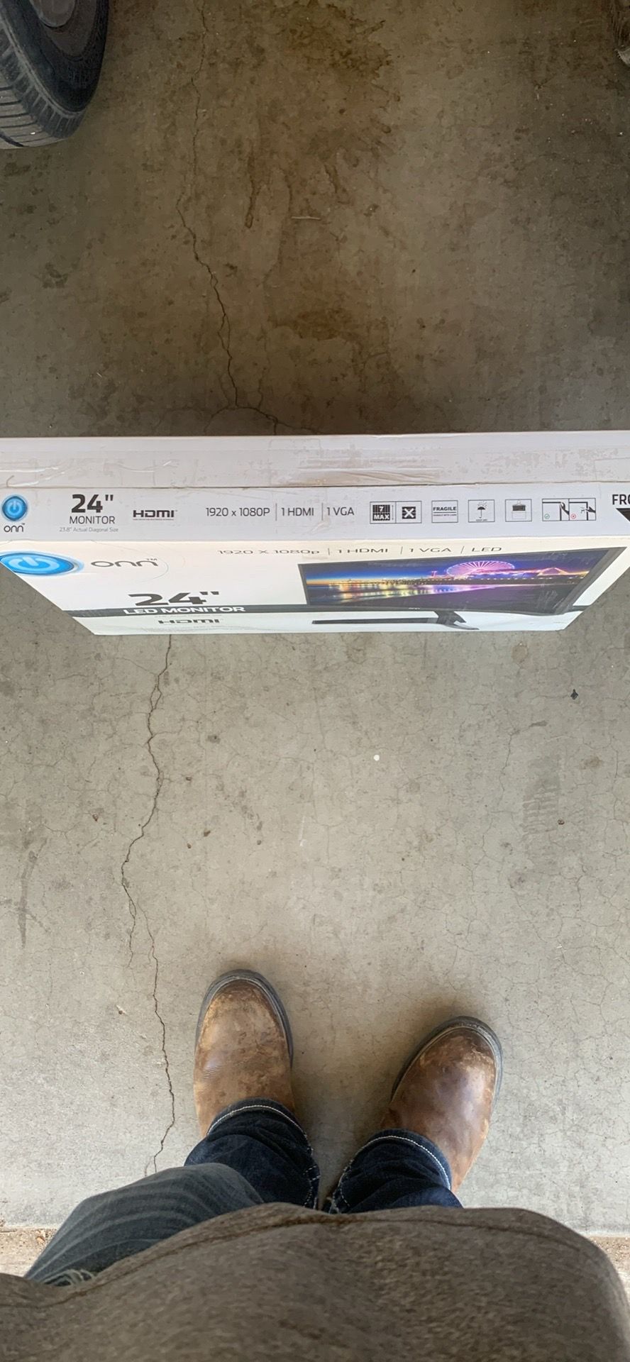 Unopened 24 Inch ONN LED Computer Monitor