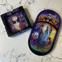 Nightmare before Christmas Sally Ashtray & Tray Set