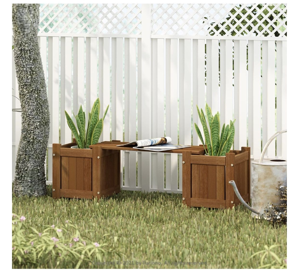 New Furinno Planter Box and Benches