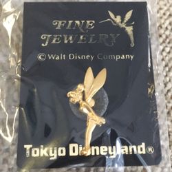 Disney Gold-Toned Tinker Bell Pin