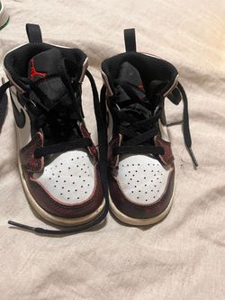 Red black and white 8C Jordans
