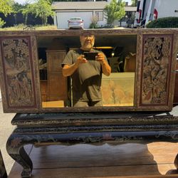 Gorgeous Chinese Mirror Vintage