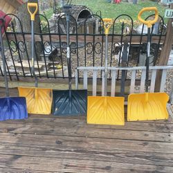 Snow Shovels , Plastic, 20 inch wide, $10 each
