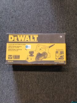 DEWALT HAND PLANER