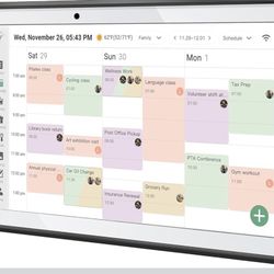 WiFi Digital Calendar Smart Family Planner,Chore Charts, Achievement Rewards, AI Meal Planning, Smart Touchscreen Interactive Display for Schedules an