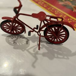 Miniature Bicycle Red & Black