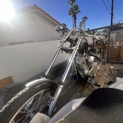 Custom Chopper Motorcycle  