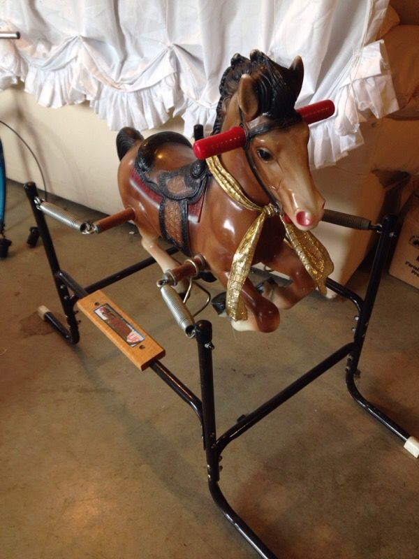 Vintage Flexible Flyer Step-up Spring Riding Horse