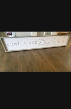 Wall decor Sign