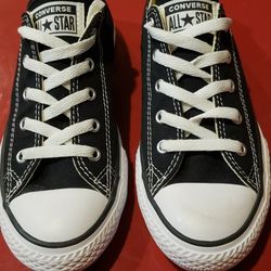 CONVERSE All ⭐ Star Canvas Shoes Low 3J235 Size 2. Excellent Clean Condition