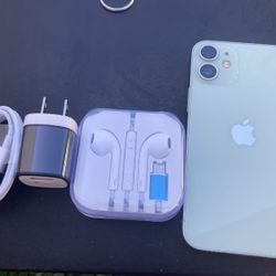 iPhone 12 Mini 64 Gb Green Unlocked With Charger And Headphone