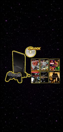 PS2 SLIM 𝐏𝐋𝐔𝐒