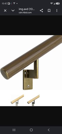 Promenaid Walnut 4ft Handrail Kit