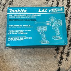 Makita 18V LXT Brushless 2-PC. Combo Kit