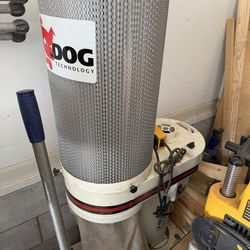 Dust dog sawdust collection system