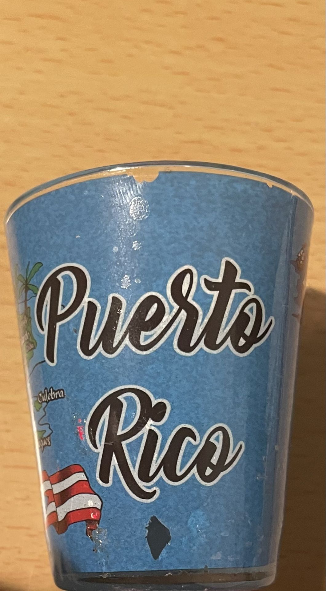 Puerto Rico shot glass