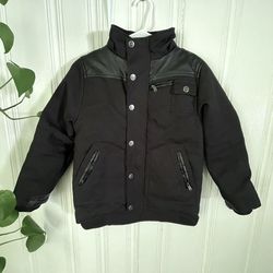 Black jacket Sportier 1957 Big Kid’s Bomber Motorcycle  Size 8/S