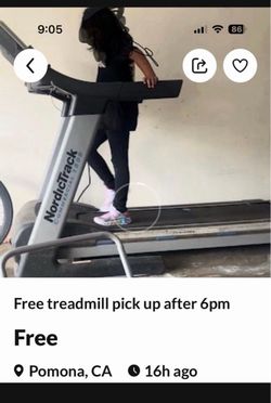 Free treadmill - works but doesn’t incline
