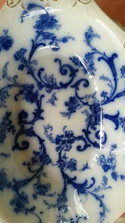 Ridgways England Royal porcelain Gainsborough Flow Blue Bowl
