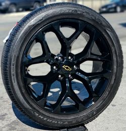 22” Chevy Silverado GMC Sierra Replica Wheels & Tires Tahoe Yukon Escalade Suburban Rines Y
