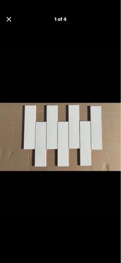 3x12 White Matte Ceramic Wall Tile – $13 Per Box