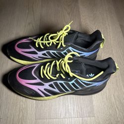 Adidas ZX 2K Boost 2.0 Neon Gradient Sneakers Size 10.5