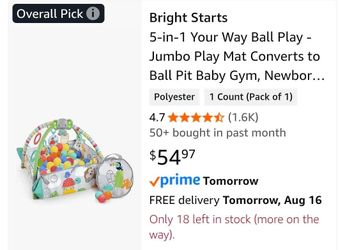 Bright Starts Jumbo Playmat
