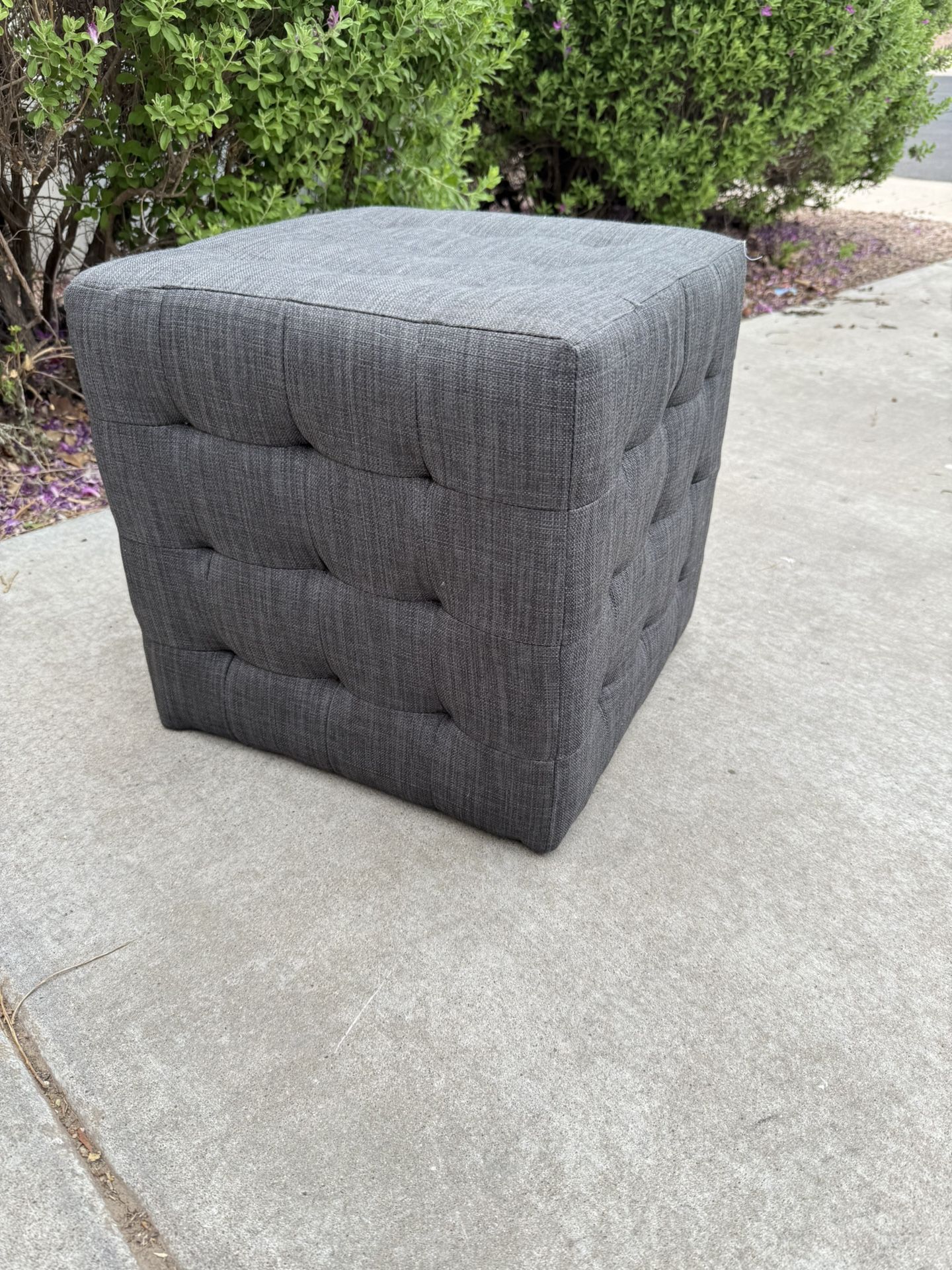 Grey Ottoman