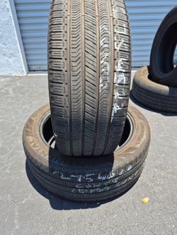 2 - 275 45 22 Continental Cross Contact high tread used tires