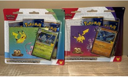 Pokemon 30 anniversary tech stickers