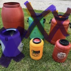 BARRELS, Various, Plastic