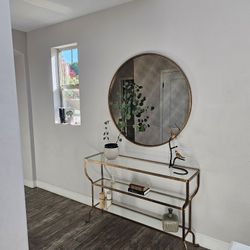 Glass Console Table