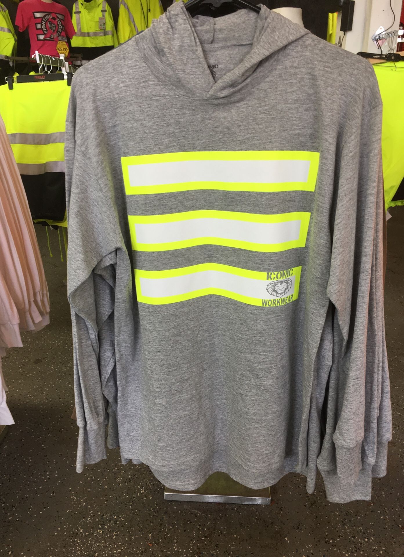 High Visibility long sleeve with hoodie