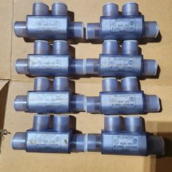 Burndy BISR350 Aluminum In-Line Insulated Splice Reducer 10 AWG to 350 kcmil 8 Piece 