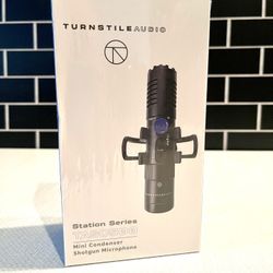 Turnstile Audio Station Series Mini Condenser Shotgun Mic 