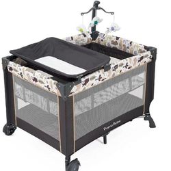  PAMO BABE PORTABLE NURSERY BASSINET PLAY YARD