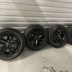 Black Wheels With Tires