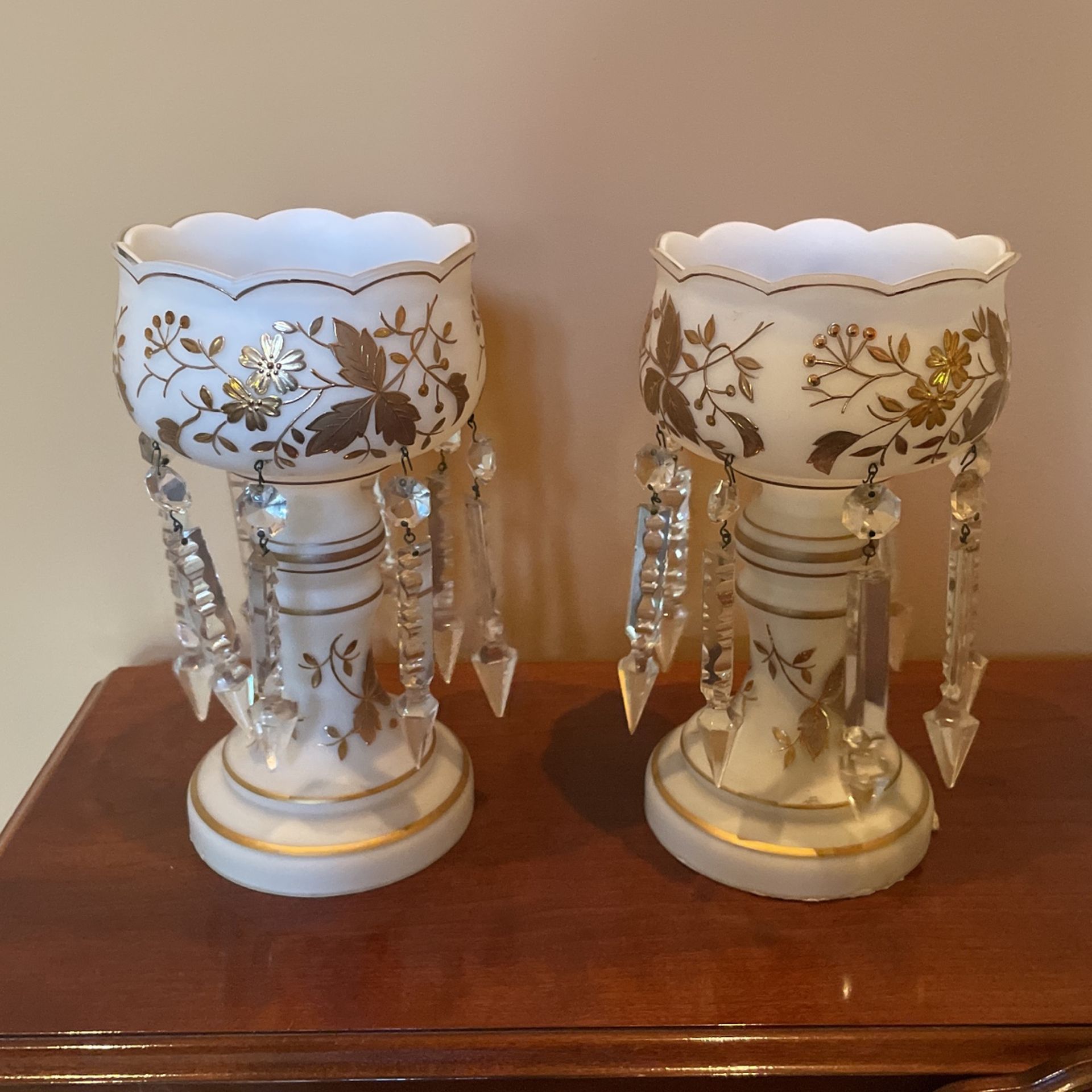 Vintage/antique Enamel Glass Luster